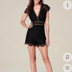 Bebe Lace Romper Whimsygoth